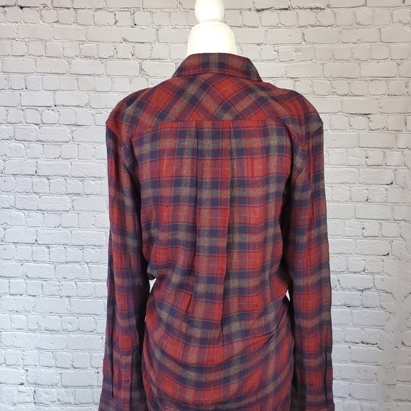 RAG & bone Falicia Plaid Tie Waist Shirt Dress NWT - Picture 9 of 11